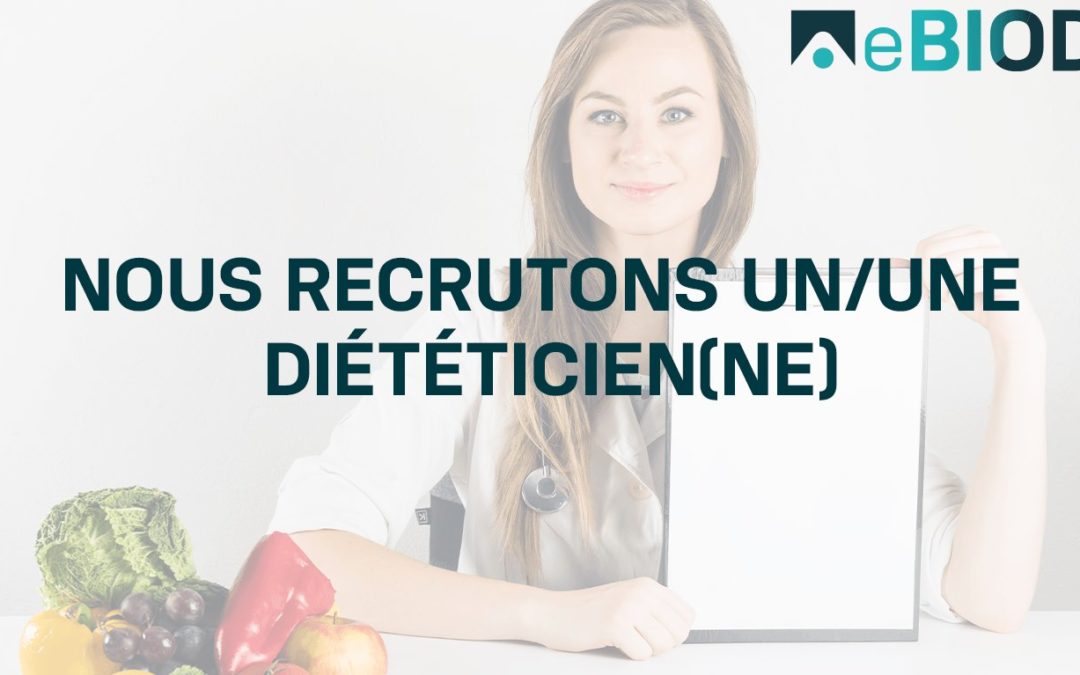 Recrutement: H/F –Temps Partiel- Diététicien(ne) Customer Success Manager